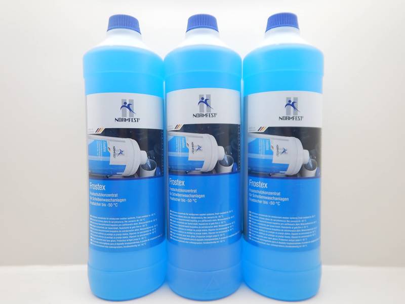 FROSTEX -50C° FROSTSCHUTZKONZENTRAT FROSTSCHUTZ SCHEIBENWASCHANLAGE 1000ml (3) von Normfest