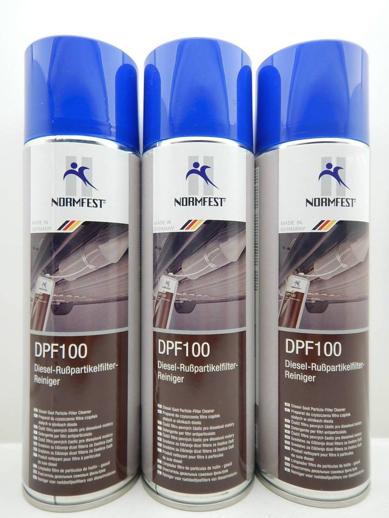 Normfest DPF100 Diesel Rußpartikelfilter Reiniger 3x 400ml von Normfest