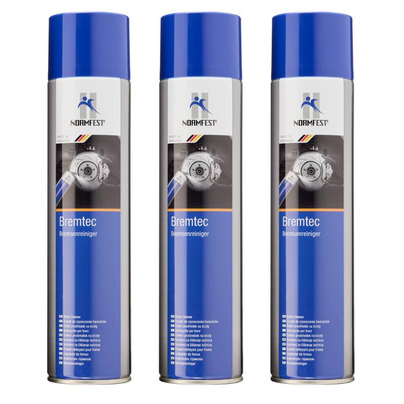 Normfest BREMSENREINIGER BREMTEC Reiniger ENTFETTER Spray 600ML (3) von Normfest