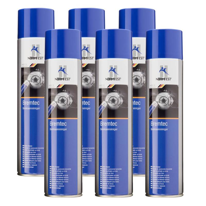 Normfest BREMSENREINIGER BREMTEC Reiniger ENTFETTER Spray 600ML (6) von Normfest