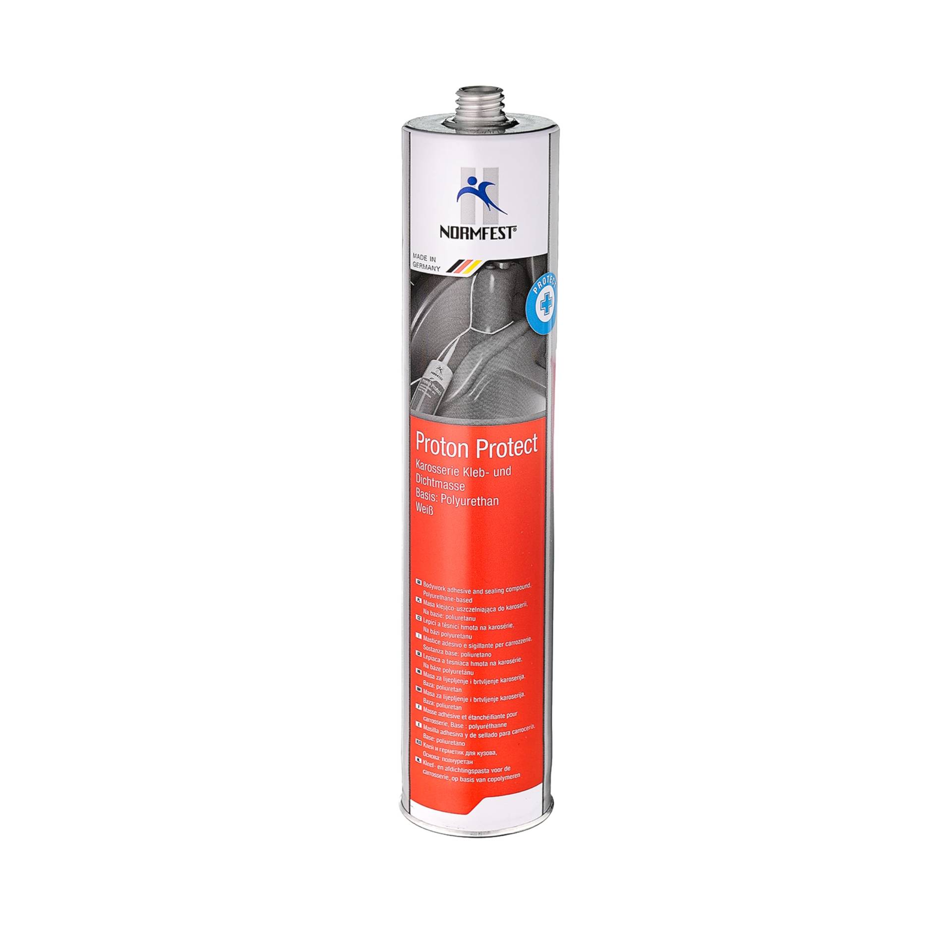 Normfest Karosserie Dichtmasse Proton Protect weiß Kleber Kartusche 300 ml von Normfest