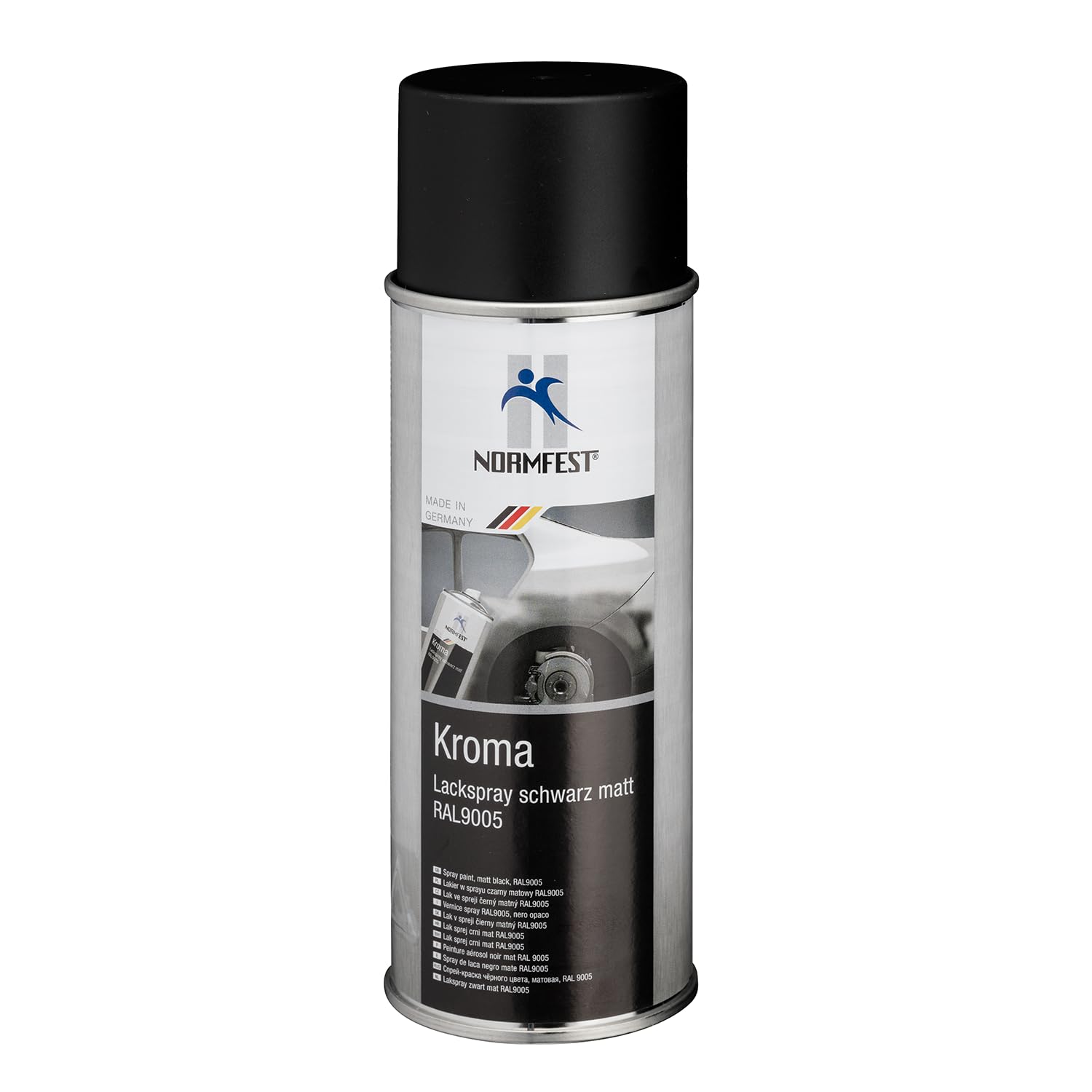 Normfest Lackspray Kroma RAL9005 schwarz matt 400 ml von Normfest