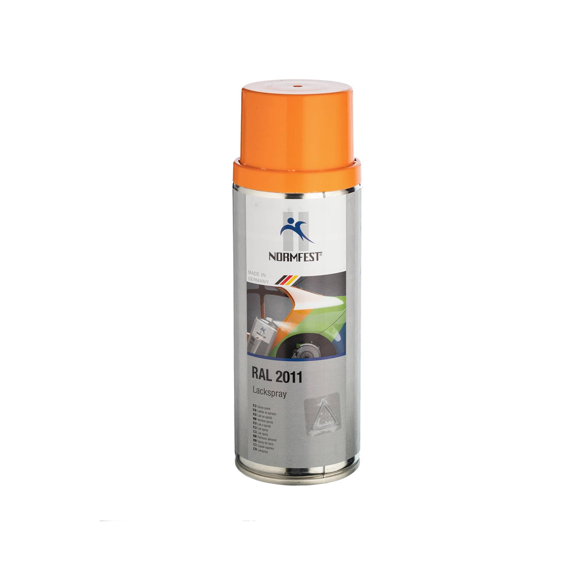 Normfest Lackspray RAL 2011 tieforange seidenglatt 400 ml von Normfest