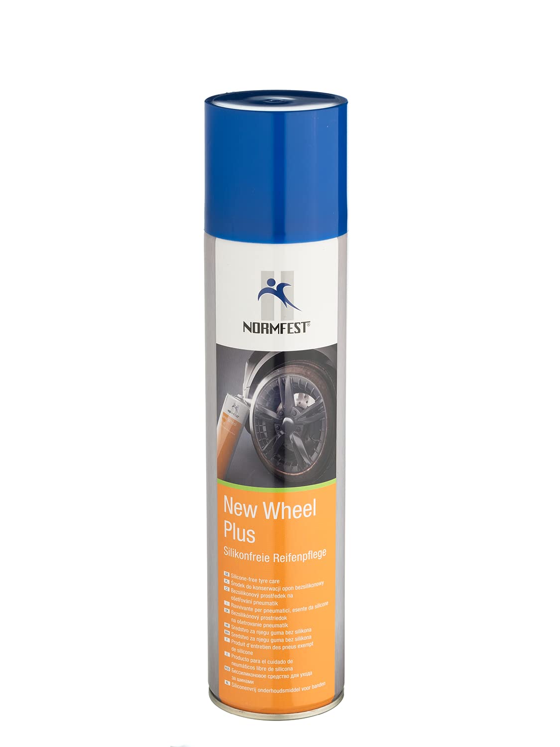 Normfest New Wheel Plus | Silikonfreies Reifenpflegemittel | Alle Art von Reifen | LKW | PKW | Pflegemittel | 400ml | silikonfrei | trocknet schnell | wasserfest von Normfest