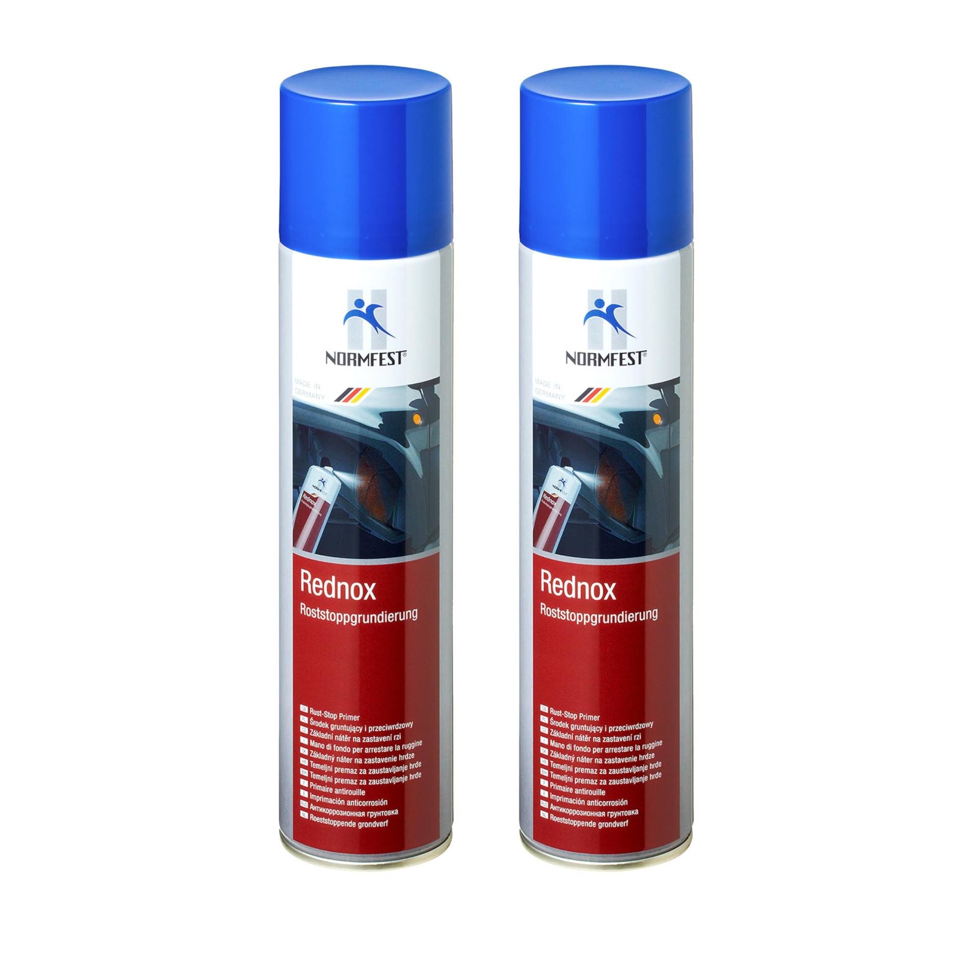 Normfest Rednox Roststopp-Grundierung Anti Rost Spray 2x 400ml von Normfest