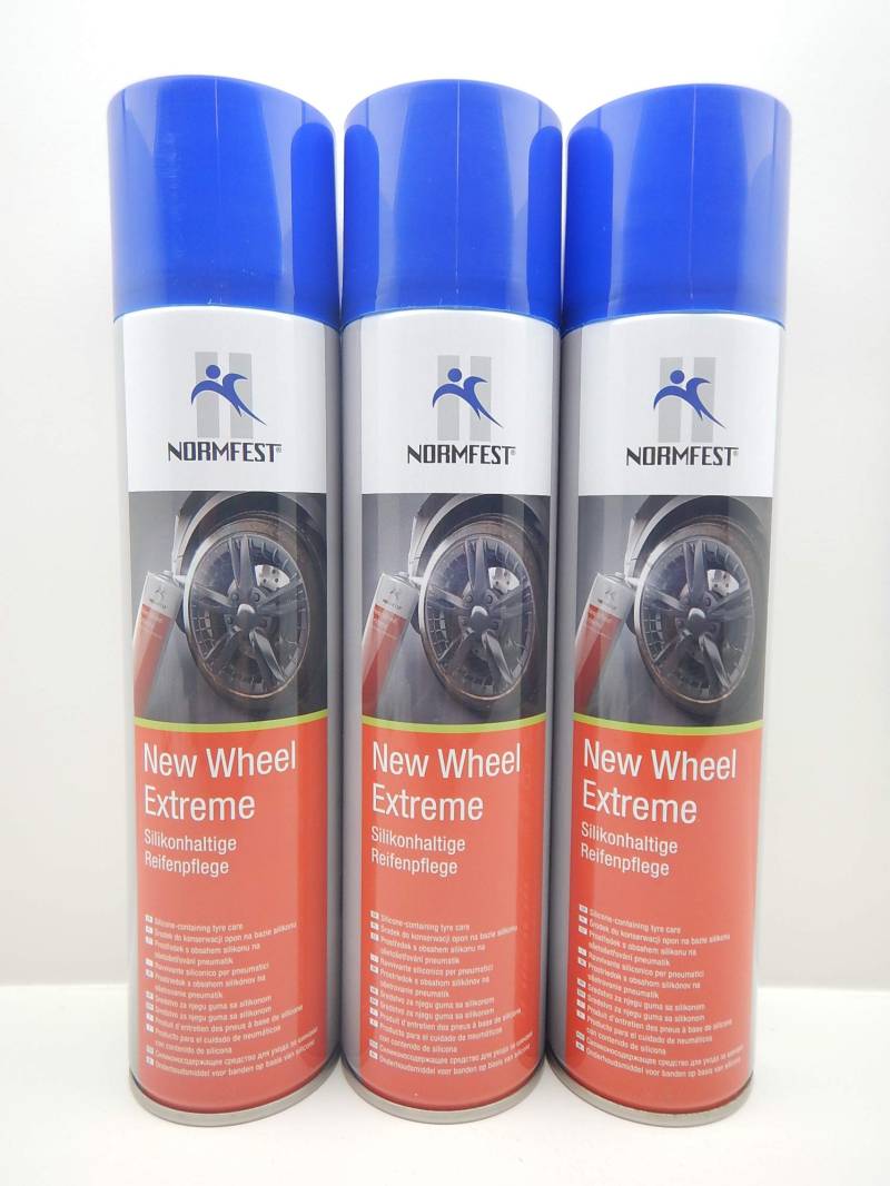 Normfest SILIKONHALTIGES REIFENPFLEGEMITTEL REIFENGLANZ New Wheel Extreme 400ML (3) von Normfest