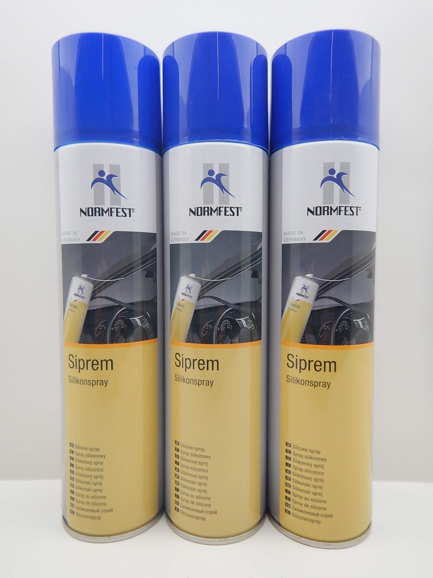 Normfest Siprem Silikon Spray Schmiermittel 3x 400ml von Normfest