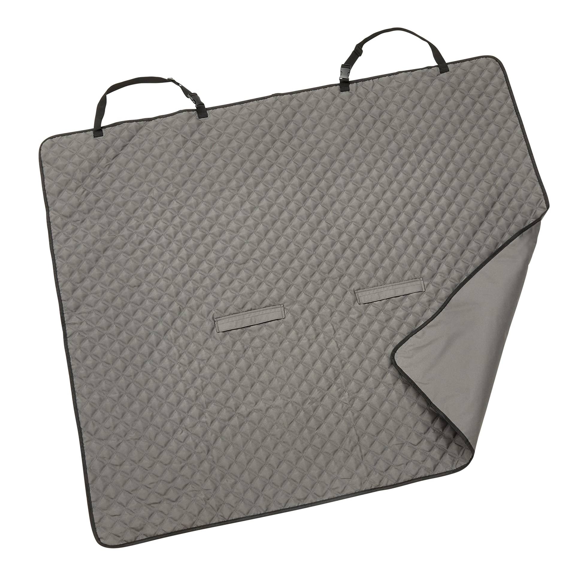 Northpoint Autoschondecke für Hunde - Wasserabweisende Decke für die Auto Rückbank oder Kofferraum 140x120cm - Pflegeleicht für die Rückbank (Grau) von Northpoint