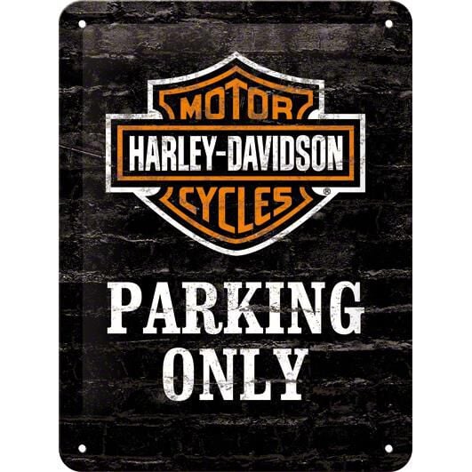 Nostalgic-Art Blechschild 15 x 20 "Harley-Davidson Parking Only" von Nostalgic-Art