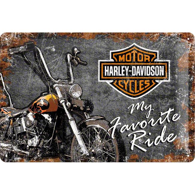 Nostalgic-Art Blechschild 20 x 30 "Harley-Davidson Favourite Ride" von Nostalgic-Art