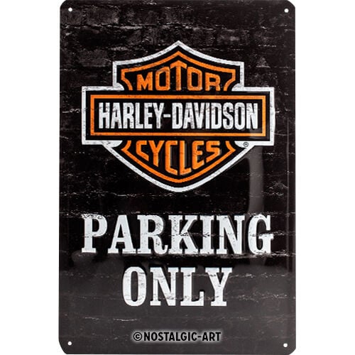 Nostalgic-Art Blechschild 20 x 30 cm Harley-Davidson Parking Only von Nostalgic-Art