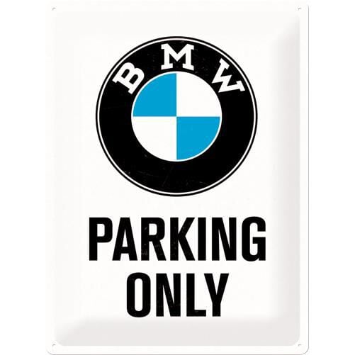 Nostalgic-Art Blechschild 30 x 40 "BMW - Parking Only" von Nostalgic-Art