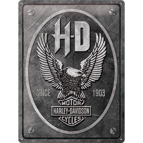 Nostalgic-Art Blechschild 30 x 40 "Harley-Davidson - Metal Eagle" von Nostalgic-Art