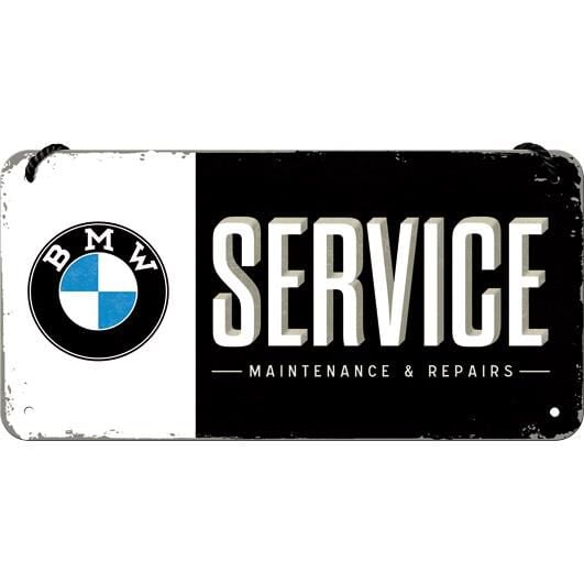 Nostalgic-Art Hängeschild 10 x 20 "BMW - Service" von Nostalgic-Art