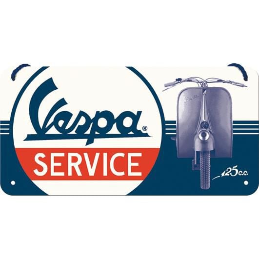 Nostalgic-Art Hängeschild 10 x 20 "Vespa - Service" von Nostalgic-Art