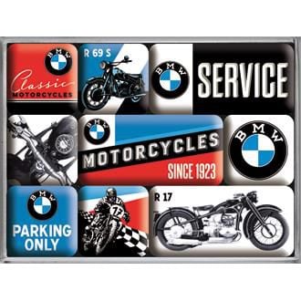 Nostalgic-Art Magnet-Set "BMW-Service" von Nostalgic-Art