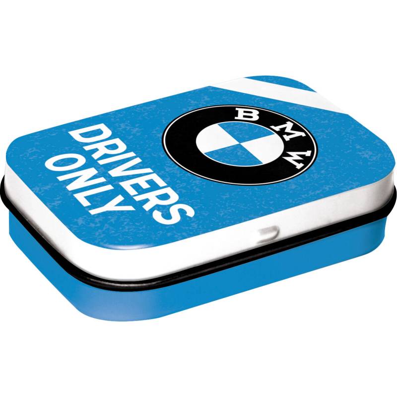 Nostalgic-Art Pillendose "BMW - Drivers Only Blue" von Nostalgic-Art