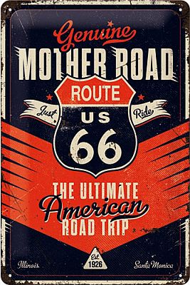 Nostalgic Art Route 66 The Ultimate Road Trip, Blechschild - 30 cm x 20 cm von Nostalgic Art