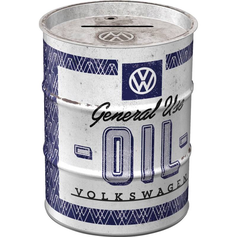 Nostalgic-Art Spardose Ölfass "VW - General Use Oil" von Nostalgic-Art