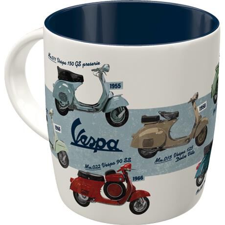 Nostalgic-Art Tasse "Vespa - Model Chart" 330 ml von Nostalgic-Art