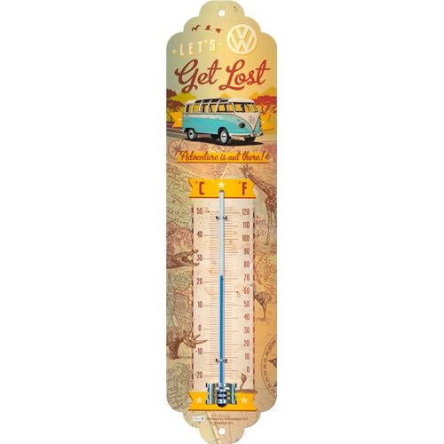 Nostalgic-Art Thermometer "VW Bulli Let's get lost" von Nostalgic-Art