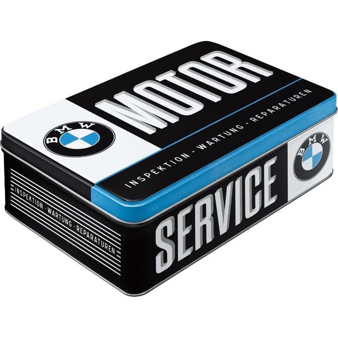 Nostalgic-Art Vorratsdose Flach "BMW-Service" von Nostalgic-Art