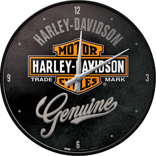 Nostalgic-Art Wanduhr - Harley Davidson Genuine von Nostalgic-Art