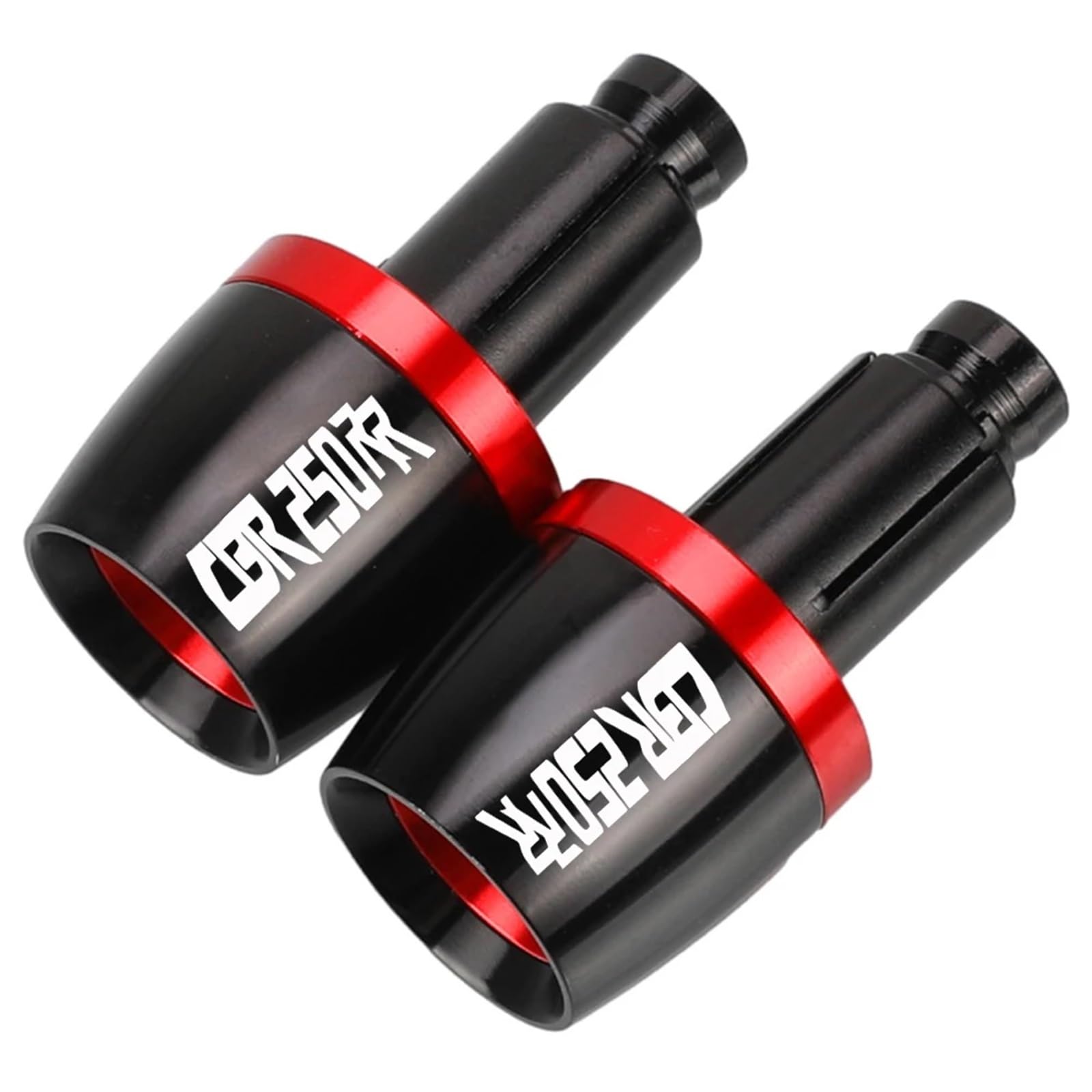 Novakui Griffenden Für Hon&da CBR250R CBR 250 R MC41 CBR250 2010-2013 Lenkergriffe Bar Ends Kappe Gegengewicht Stecker Rutsche Lenkdämpfer(Rot) von Novakui