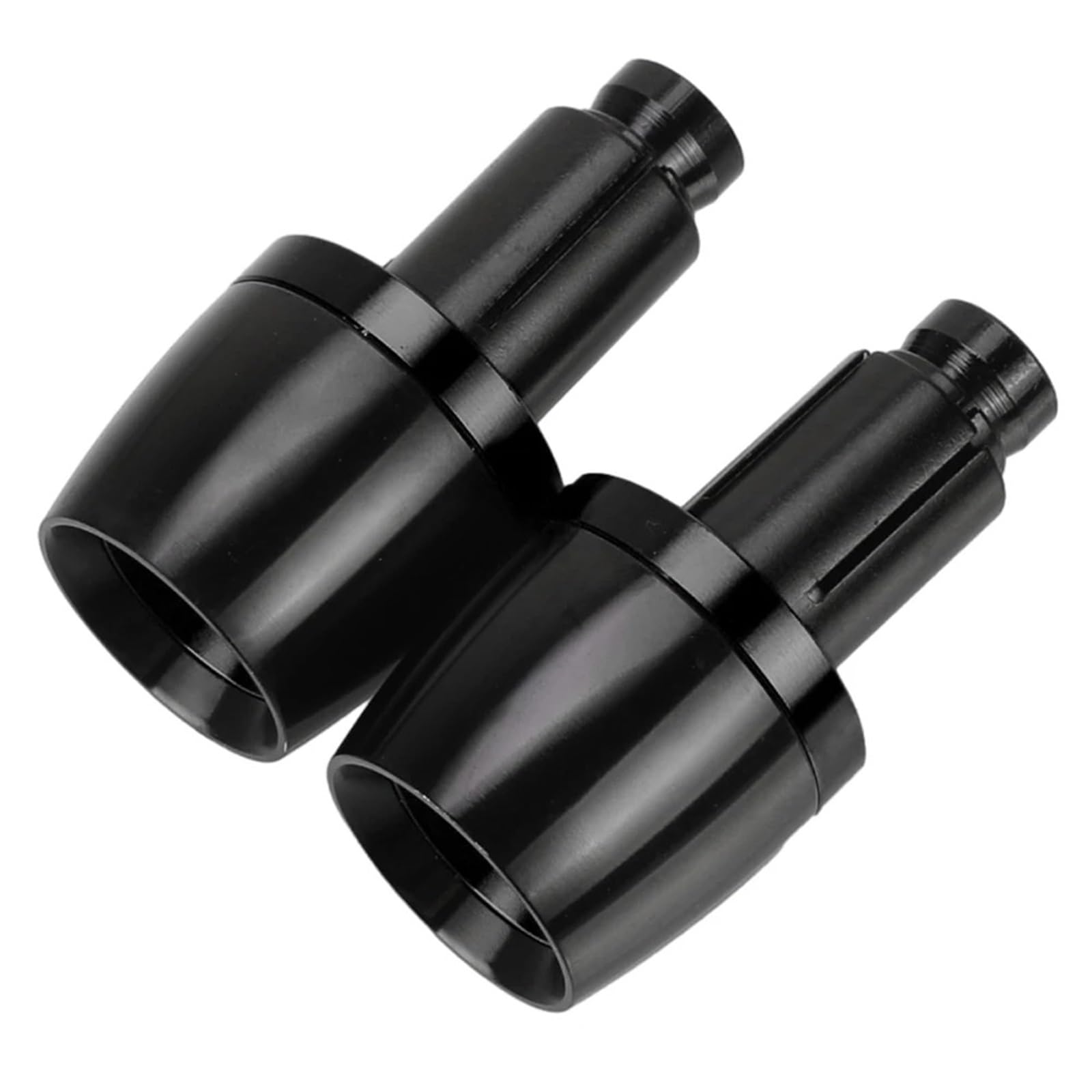 Novakui Griffenden Für Suzuki GIXXER 250 SF 250SF 150 125 2020-2024 Lenkergriffe Bar Ends Kappe Gegengewicht Stecker Rutsche Lenkdämpfer(Schwarz) von Novakui