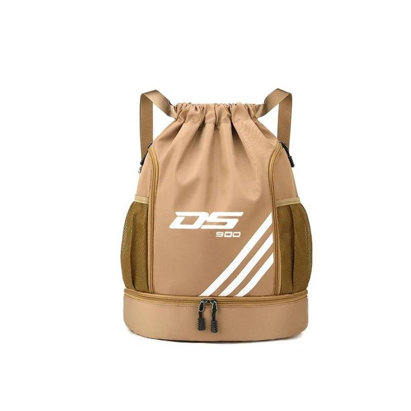 Novakui Motorrad Rucksack Motorradrucksäcke Für Voge DSX900 DSX 900 Motorrad Multifunktionsrucksack Wasserdichter Rucksack(Brown) von Novakui