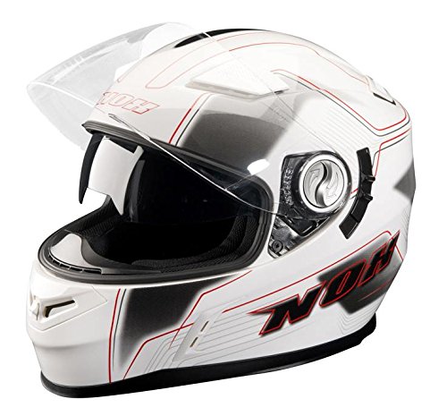 Nox Integralhelm N917 Vorthex, Weiß, S von Nox