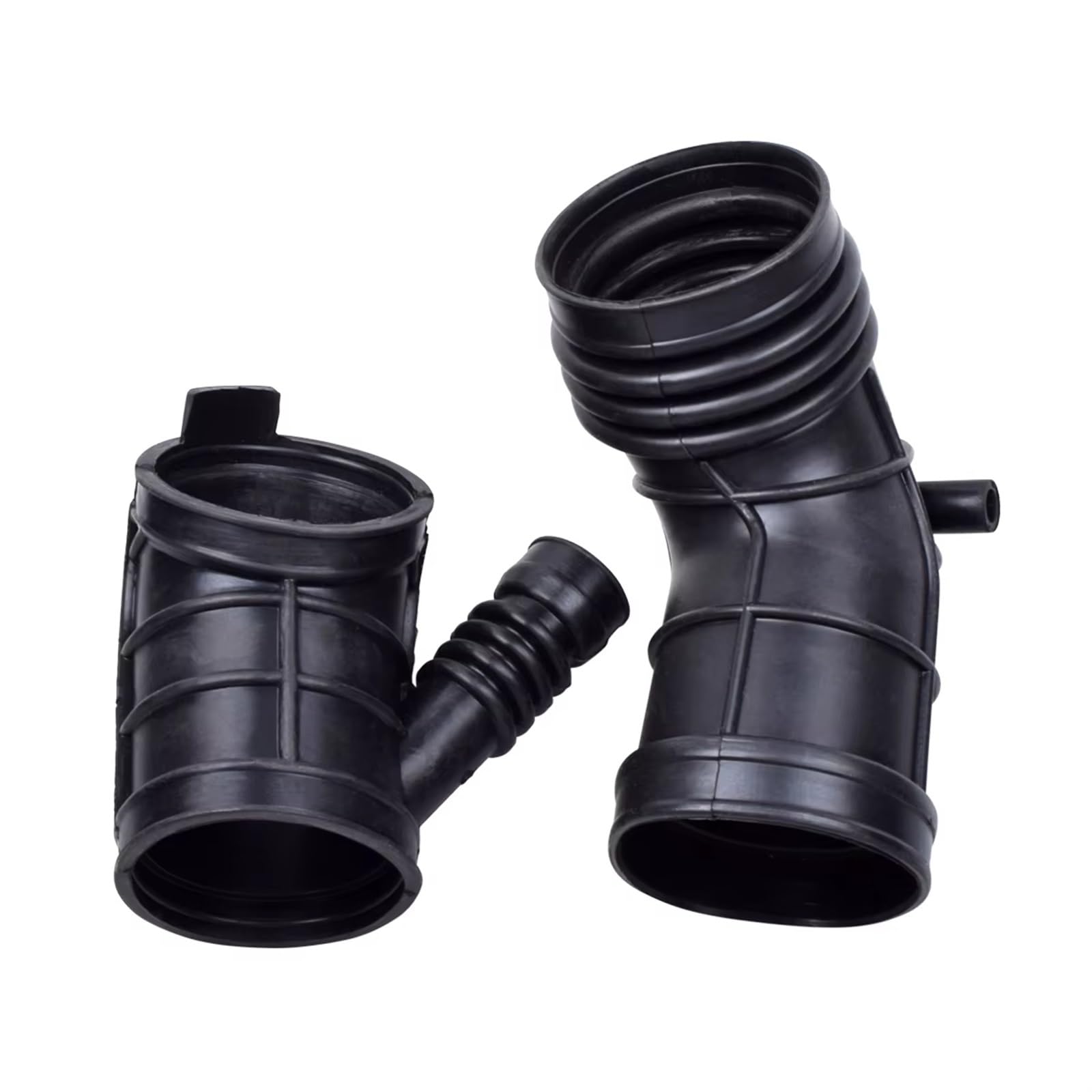 Kaltluftansaugschlauch 2 Stück Throttle Air Intake Boot Schlauch Rohr Kraftstoff Anschluss Ansaugrohr 13541705209 13541438759 Für E46 323i 325i 328i E36 Z3 1999-2006 LuftAnsaug Lufteinlassrohr von Nqimgv