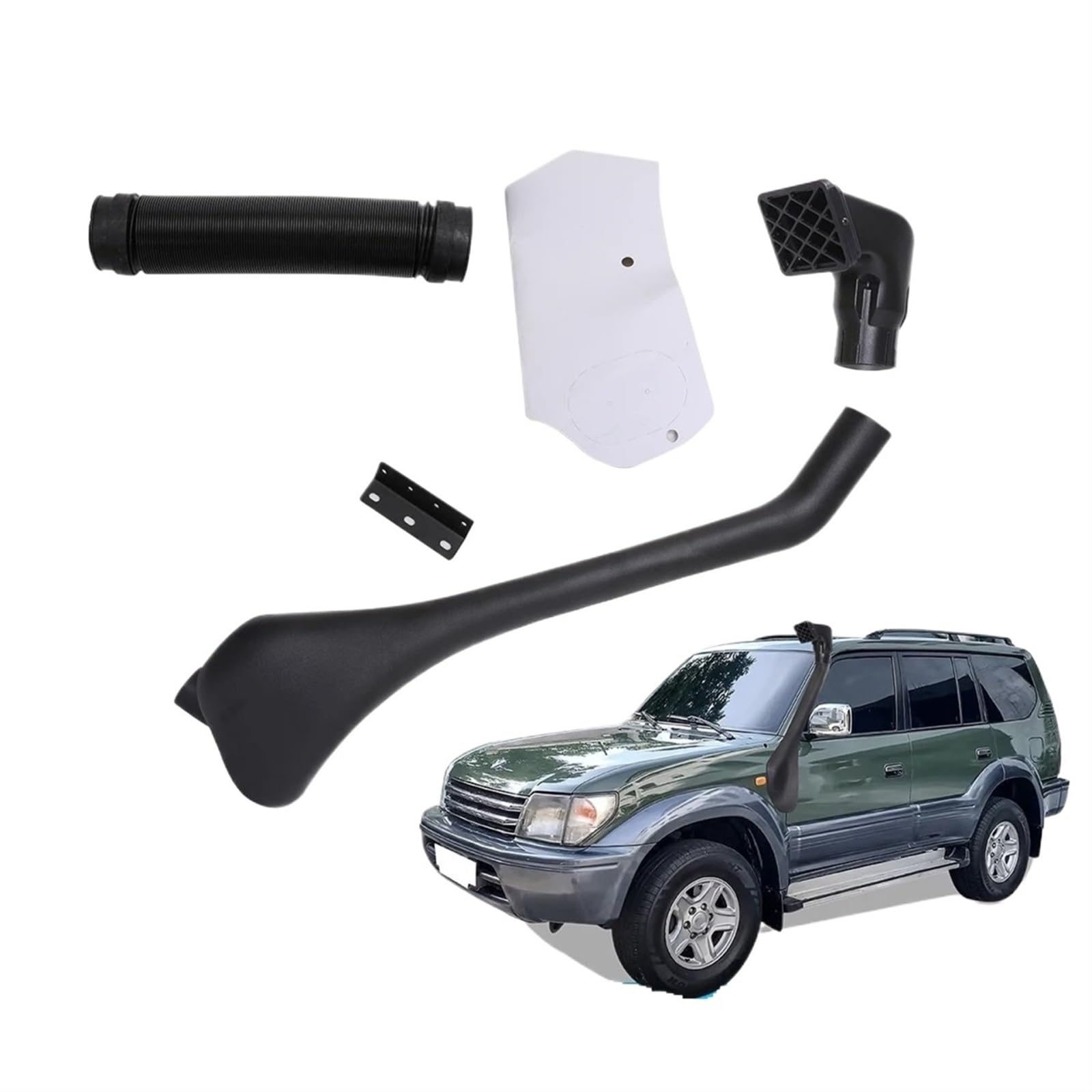 Kaltluftansaugschlauch Air Intake Schnorchel Kit Für Landcruiser Für Prado LC90 Serie 1997 1998 1999 2000 2001 2002 Benzin Diesel Modell Auto Zubehör LuftAnsaug Lufteinlassrohr(Lc90 Diesel Model) von Nqimgv