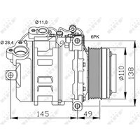 Klimakompressor NRF 32533 von Nrf