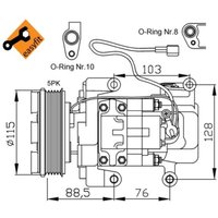 Klimakompressor NRF 32681G von Nrf