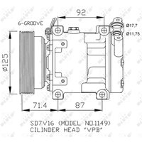 Klimakompressor NRF 32267 von Nrf