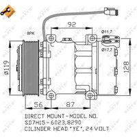 Klimakompressor NRF 32703 von Nrf