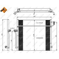 Kondensator, Klimaanlage NRF 350080 von Nrf