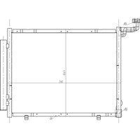 Kondensator, Klimaanlage NRF 350482 von Nrf