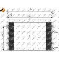 Kondensator, Klimaanlage NRF 35608 von Nrf