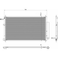 Kondensator, Klimaanlage NRF 350419 von Nrf