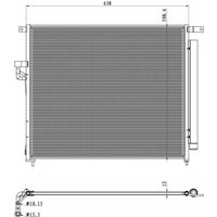 Kondensator, Klimaanlage NRF 350425 von Nrf