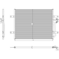 Kondensator, Klimaanlage NRF 350444 von Nrf