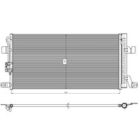 Kondensator, Klimaanlage NRF 350463 von Nrf