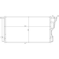 Kondensator, Klimaanlage NRF 350486 von Nrf