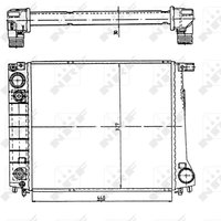 Kühler, Motorkühlung NRF 51350 von Nrf