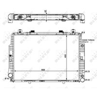 Kühler, Motorkühlung NRF 55320 von Nrf