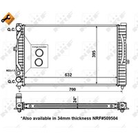 Kühler, Motorkühlung NRF 56127 von Nrf