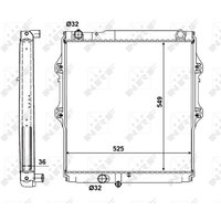 Kühler, Motorkühlung NRF 56152 von Nrf