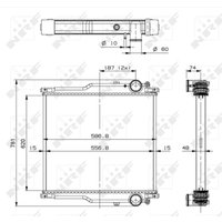 Kühler, Motorkühlung NRF 509767 von Nrf